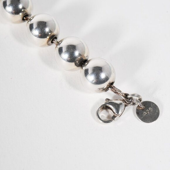 Authentic Tiffany & Co. HardWear Sterling Silver Ball Bead Chain Bracelet - Picture 5 of 5